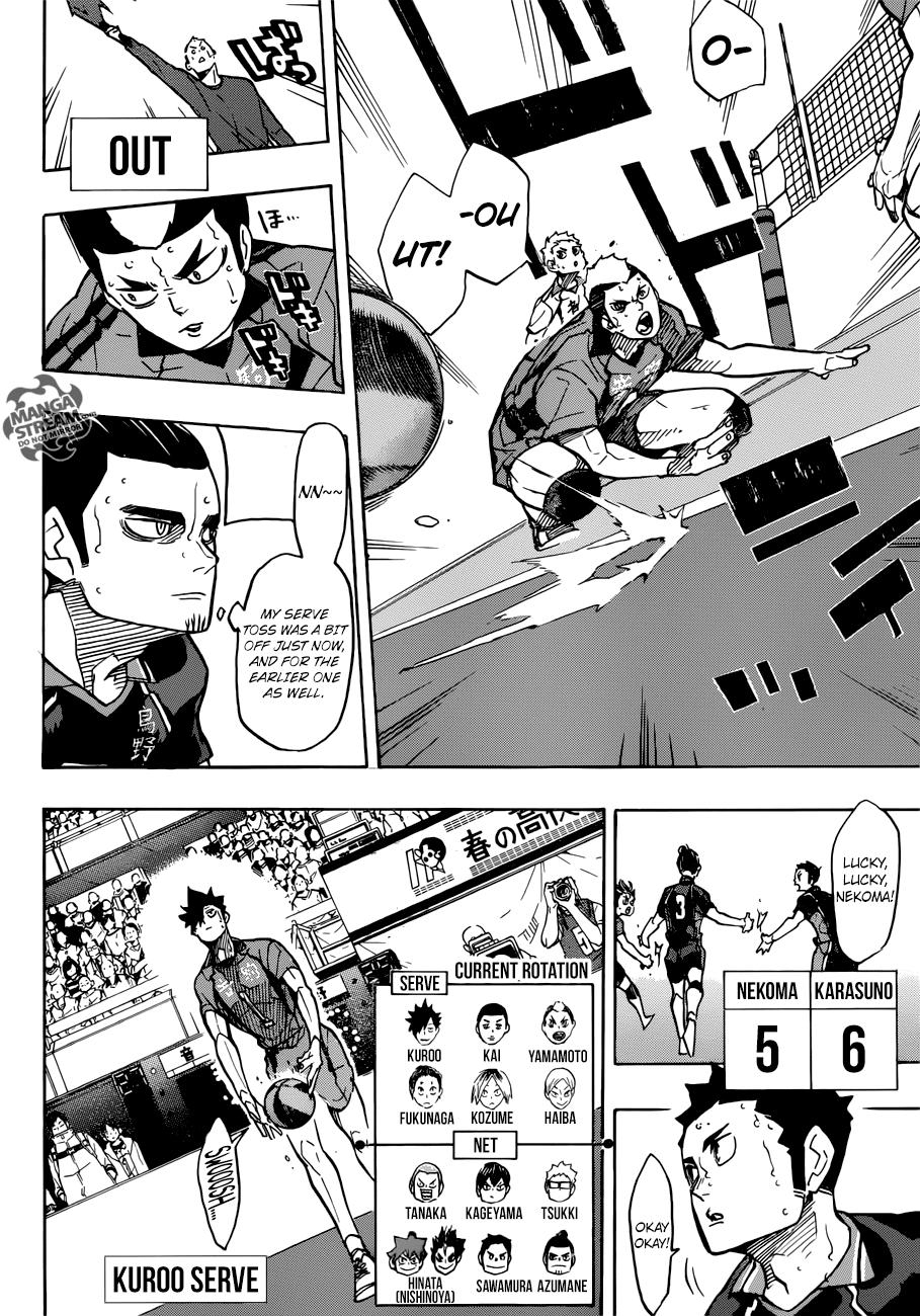 Haikyuu!!, Chapter 307 image 05
